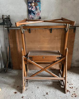 Tecnigrafo professionale vintage in legno