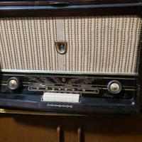 Radio a valvole Philips Miniphone con giradischi