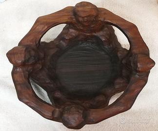 Portafrutta in legno Artigianato Valdostano