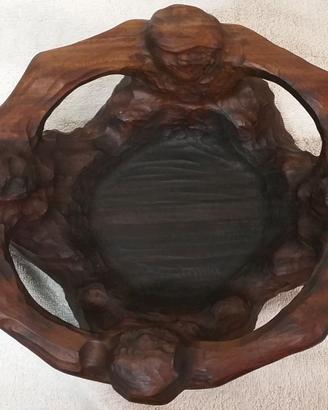 Portafrutta in legno Artigianato Valdostano