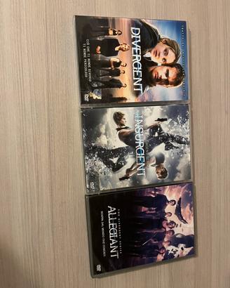 Dvd divergent, insurgent, allegiant
