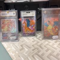 Trio charizard Vstar V Ex