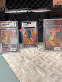 Trio charizard Vstar V Ex