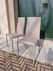 Coppia sedie ecopelle