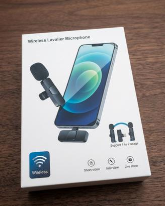 Microfono Lavalier Wireless Professionale

