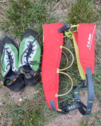 Set Rampicata Corda,Imbrago,Scarpe 43