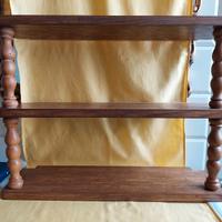 LIBRERIA SCAFFALE in legno massello con colonnine