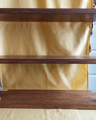 LIBRERIA SCAFFALE in legno massello con colonnine