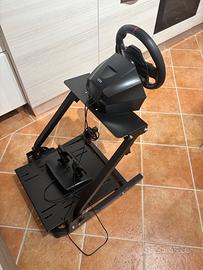 Volante ps3 ps4  + supporto + gran turismo, wrc 10