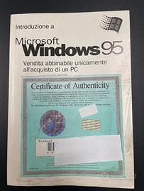 Microsoft Windows 95 certificate of authenticity