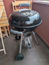 weber kettle 47cm e ciminiera di accensione 