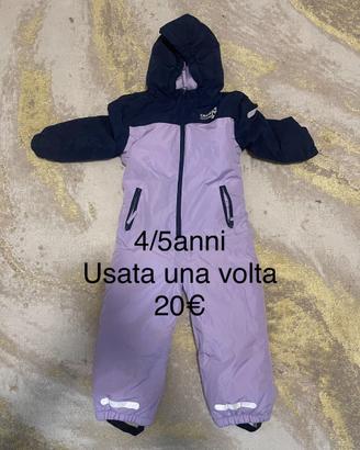 Tuta da neve bambini