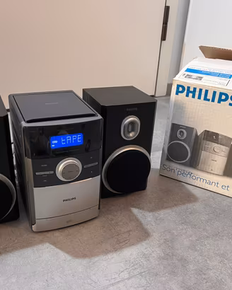Impianto hi fi philips con scatola mai usato