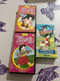 3 VHS Heidi vintage Fabbri Junior