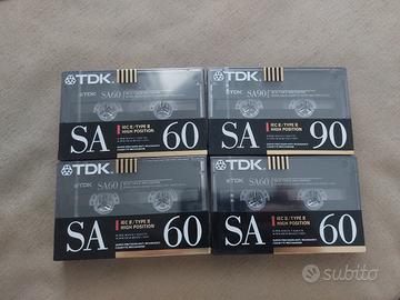 Cassette TDK SA 60 e 90