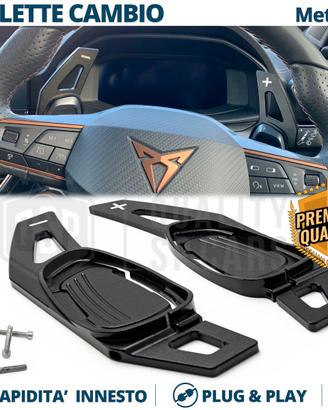 PALETTE Cambio al Volante per CUPRA Paddle Nere