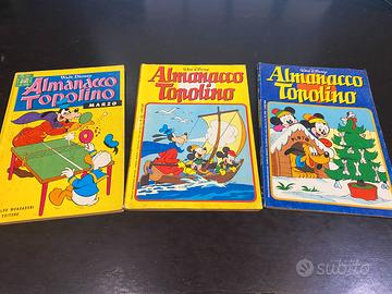 ALMANACCO TOPOLINO 3 numeri 1978/1979