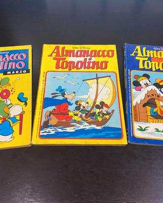 ALMANACCO TOPOLINO 3 numeri 1978/1979