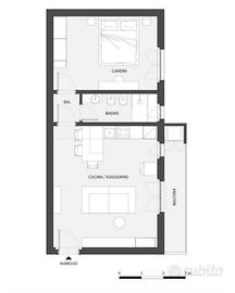 Ampio loft con spese incluse / labaro