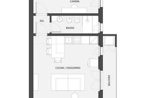 Ampio loft con spese incluse / labaro