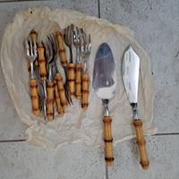 Set forchette da dessert con posate per torta