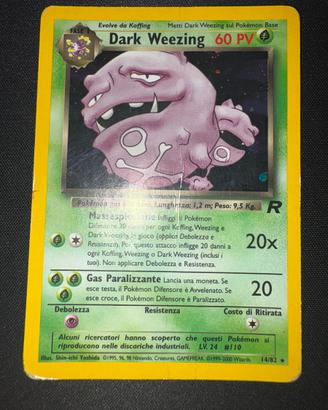 Dark Weezing Holo Team Rocket 14/82