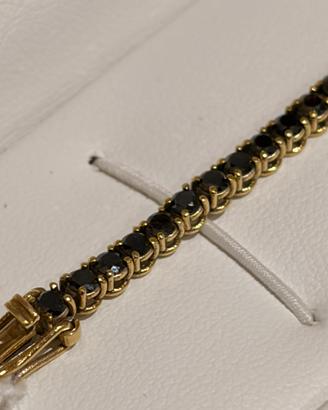 Bracciale in oro 18kt con diamanti naturali
