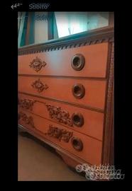 cassettiera mobile con specchio  Vintage 
