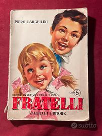 Fratelli  Corso di letture classe 5 vintage 1957