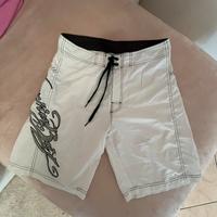 Pantaloncini/costume scorpion bay bianchi