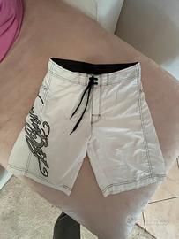 Pantaloncini/costume scorpion bay bianchi