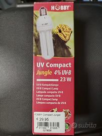 lampada UV-B 23W terrario 