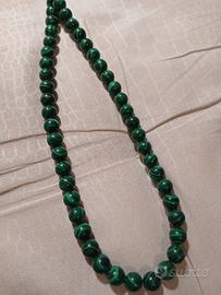 Girocollo in malachite 