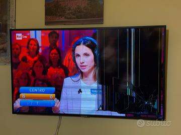 TV Samsung 49” con schermo rotto per ricambi