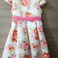 vestito bambina elegante in raso 