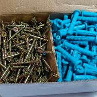 Tassello nylon 6x40 con bordo con vite pozi drive