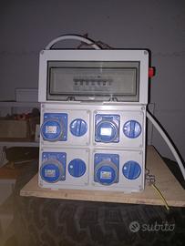 quadro elettrico portarile con 4 prese industriali