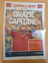 Totti, Grazie Capitano Corriere Dello Sport 2017