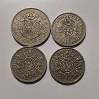 Lotto di 4 monete del Regno Unito 