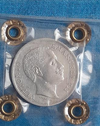 1 lira  vittorio emanuele III  1091 periziata 