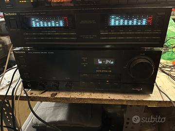 Amplificatore+equalizzatore technics