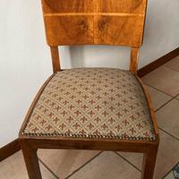 Sedie inizio '900 stile Liberty