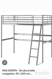 struttura letto a castello ikea
