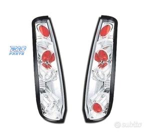 FANALI FORD FIESTA 02-05 FONDO CROMATO