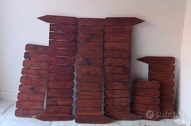 Bordura per piante in legno