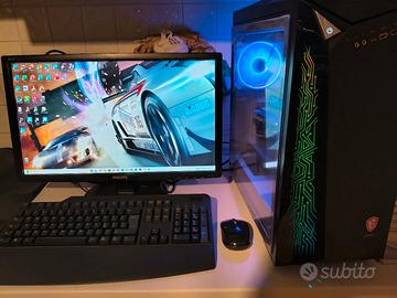 COMPUTER PC GAMING VELOCE FORTNITE AUTOCAD MONITOR