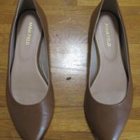 Ballerine Anna Field taglia 36 vera pelle cognac