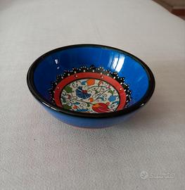 Ciotolina etnica multiuso in ceramica diam.12