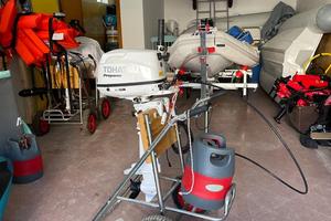 Motore fuoribordo TOHATSU MFS 5 cv GPL serbatoio e