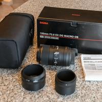 Sigma 105mm F2.8 EX DGM Macro OS  per Nikon